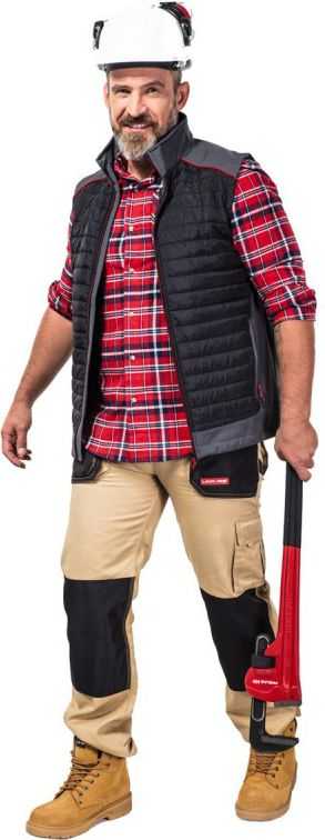 Lahti Pro Koszula Flaneliniai marškiniai, raudonai tamsiai mėlyni, 170 g/m2, „xl“, ce, lahti