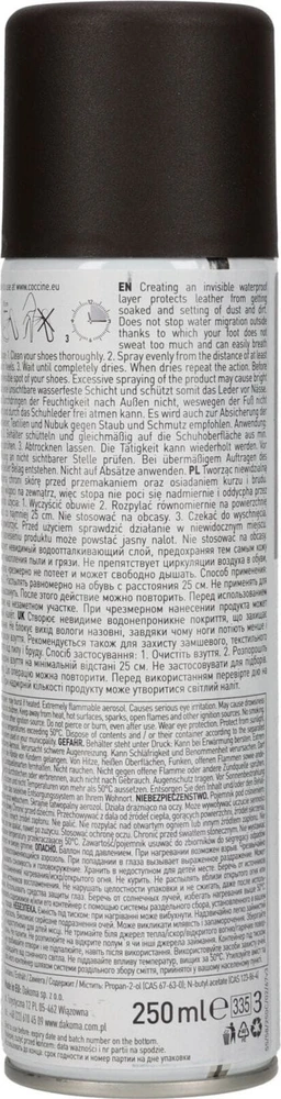 Impregdo Batų impregnavimo priemonė „Antiacqua Juodas“ 250 ml (55/58/250c/02), kokcine