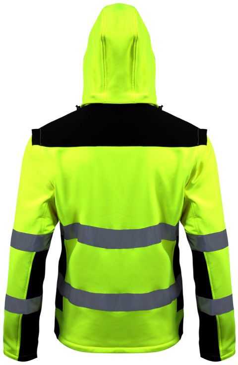 Lahti Pro Įspėjimas softshell striukė su nuimamomis rankovėmis, geltona, "2xl", ce,lahti