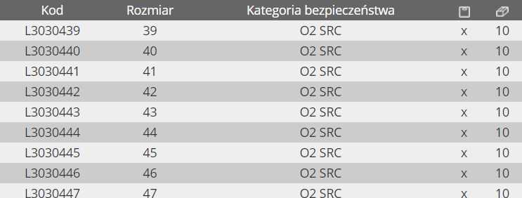 Lahti Pro Trzewiki Odiniai aulinukai be pakėlimo, aukštos kokybės, O2 dydžio, sr, "41", ce, latekso spalvos