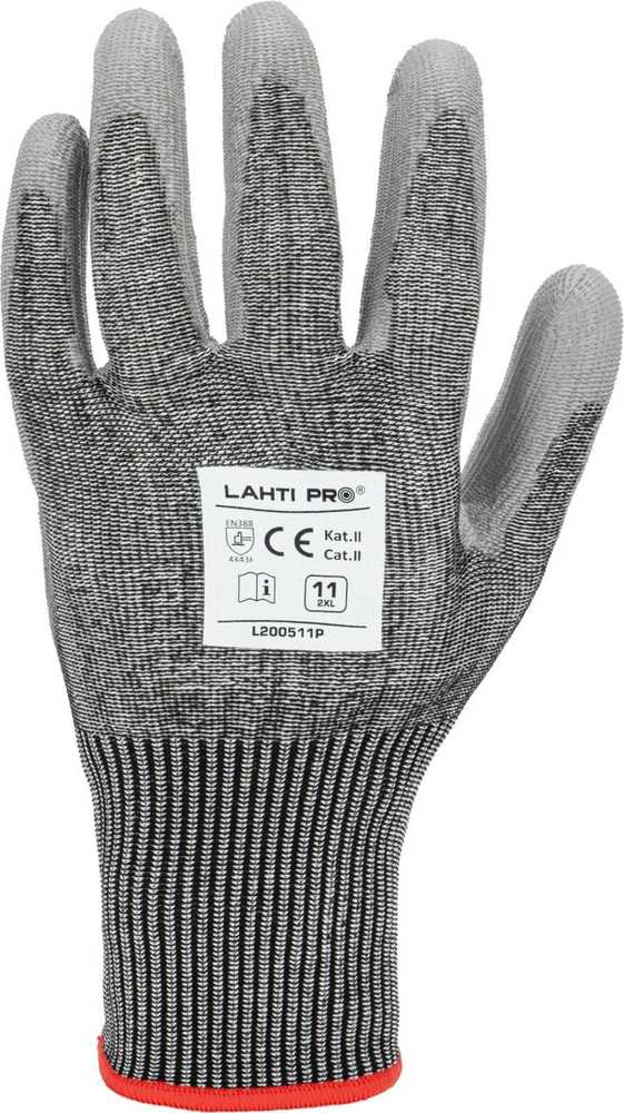 Lahti Pro Rękawice Pirštinės iškirptos, f formos, l200507p, kortelė, "7", ce, Lahti