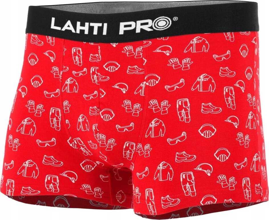 Lahti Pro Trumpikės Vyriški bokseršortai su margintu motyvų mišiniu, 3 poros, "s", Lahti