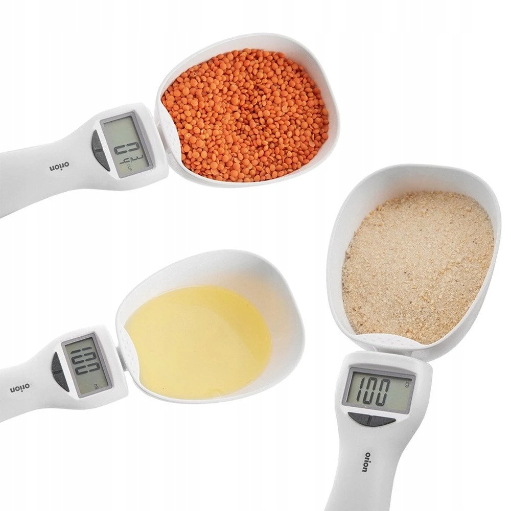 Virtuvinės svarstyklės Laica Orion Skaitmeninė Virtuvinė Skalė Šaukšto Formos 1kg, 270 ml