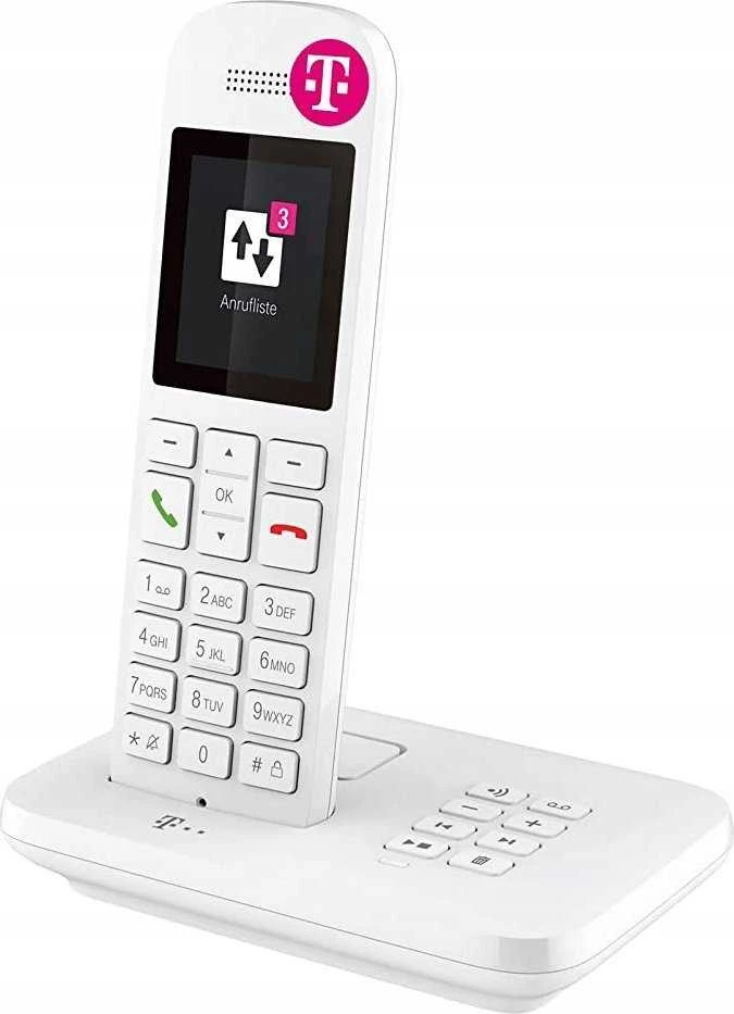 TLM Telekom Sinus A12 Analoginio ryšio / DECT telefonas Balta