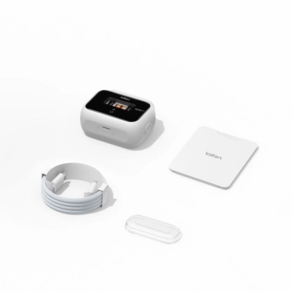 Laifen P3 ABS Barzdaskutė Foliowa IPX7 USB-C Bez podrażnień Pordóżna 24k Balta