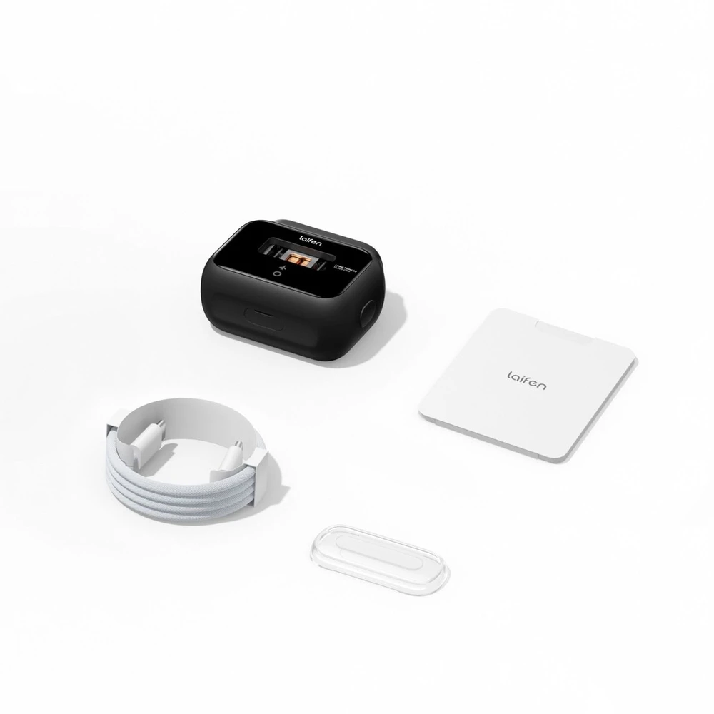 Laifen P3 ABS Barzdaskutė Foliowa IPX7 USB-C Bez podrażnień Pordóżna 24k Juoda