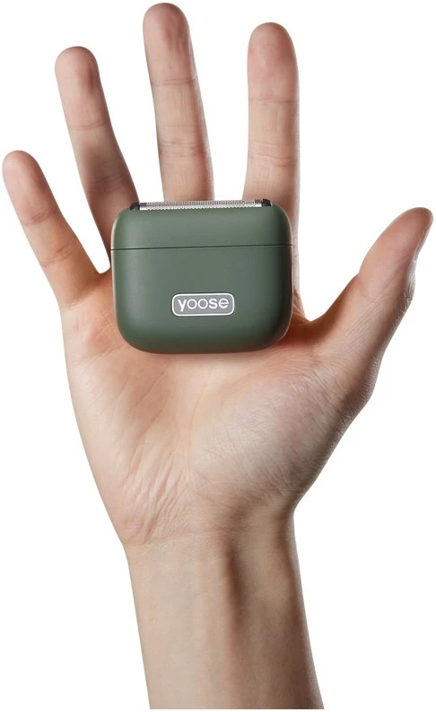 Laifen Barzdaskutė Yoose Mini 5, maszynka elektrinė vyriška, IPX7, USB-C, podróżna, žalia