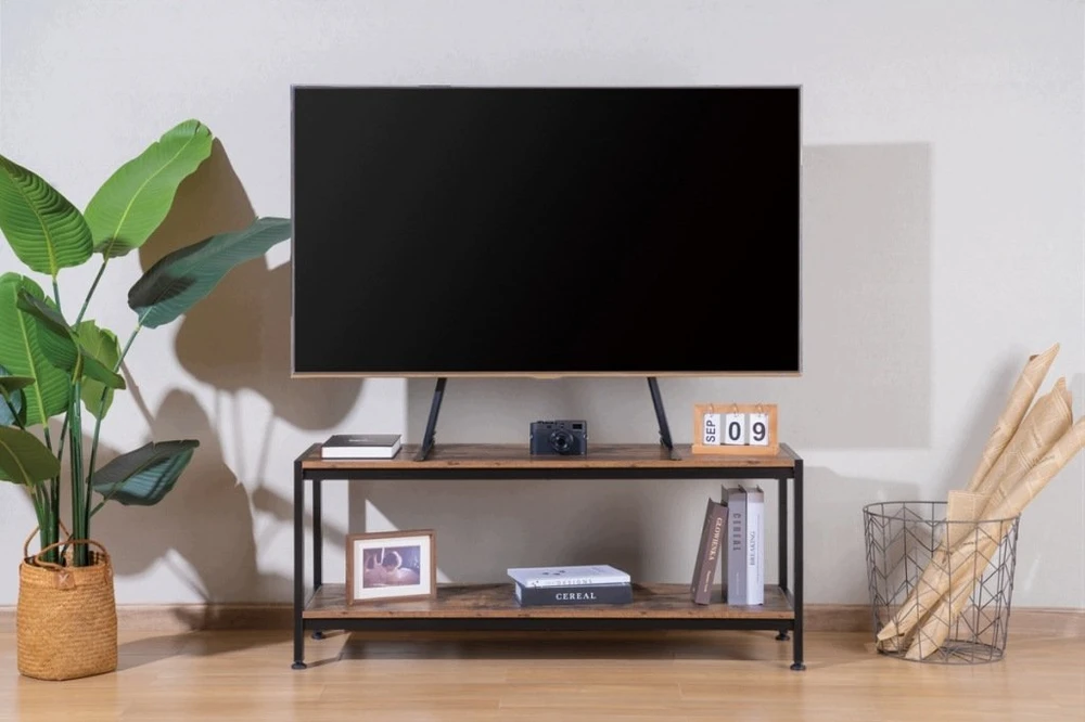 Laikiklis Art Universalus televizoriaus, tiunerio, multimedijos stovas 40KG SM-01 120cm 2 lentynos (STO SM-01)