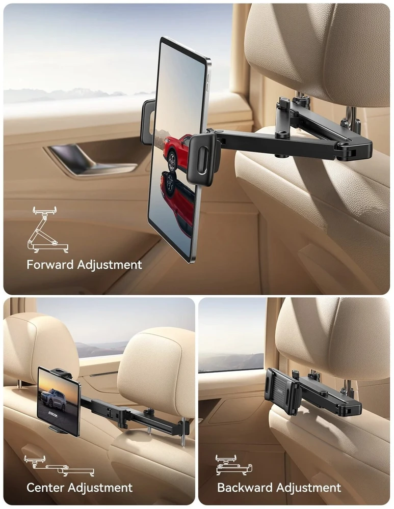 Joyroom JR-ZS433 Car Headrest Holder – juodos spalvos