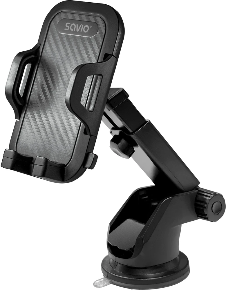 SAVIO CH-04 automobilio telefono laikiklis, skirtas priekiniam stiklui