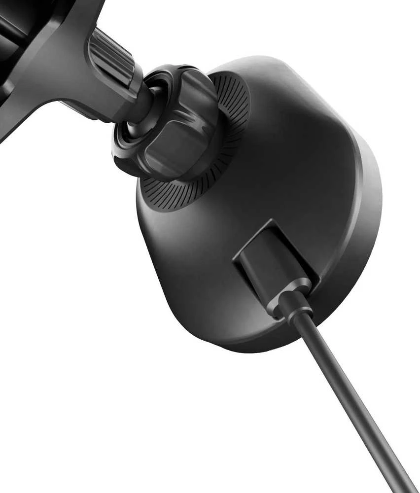 Puro Car Holder with Qi2 Charger, MagSafe Compatible - juodos spalvos