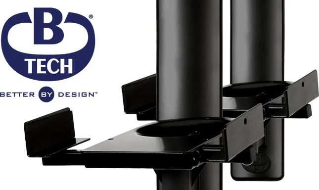 Laikiklis B-Tech Clamp sieniniai laikikliai garsiakalbiams juodi 2 vnt. (BT77/B)