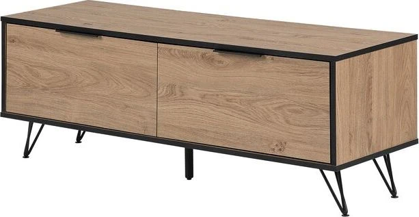 TV staliukas Beliani TV spintelė HALSTON ruda/juoda
