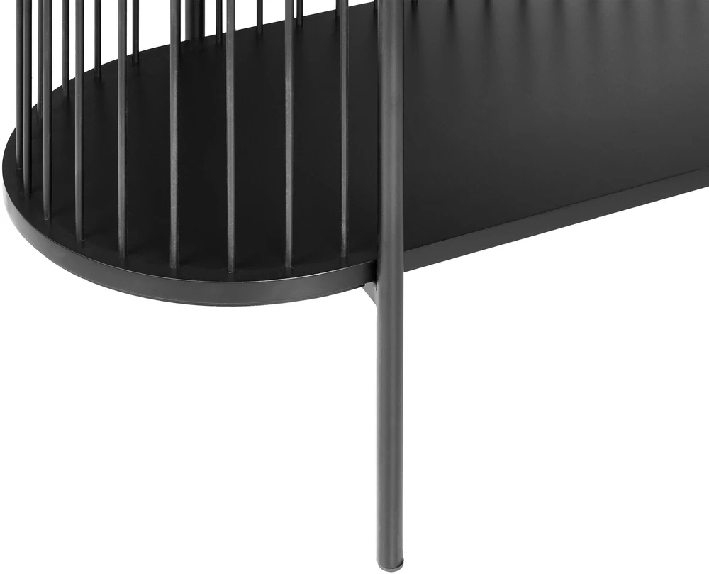TV staliukas Beliani TV spintelė BIRSON juoda