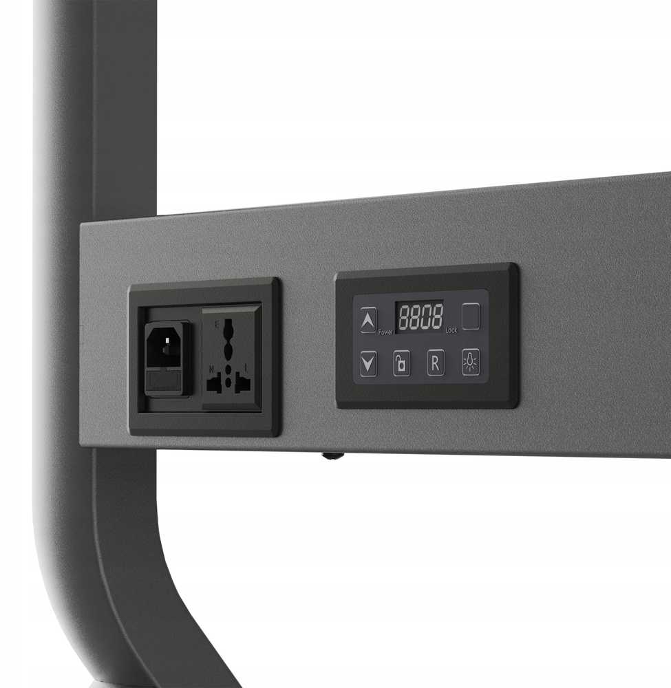 Laikiklis Fiber Mount Cabletech P150 - Elektrinis televizoriaus vežimėlio mobilus stovas LCD LED televizoriams 50"-90" VESA