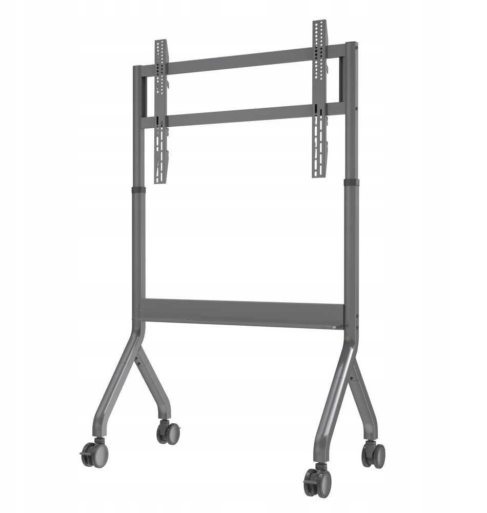 Laikiklis Fiber Mount Cabletech P150 - Elektrinis televizoriaus vežimėlio mobilus stovas LCD LED televizoriams 50"-90" VESA