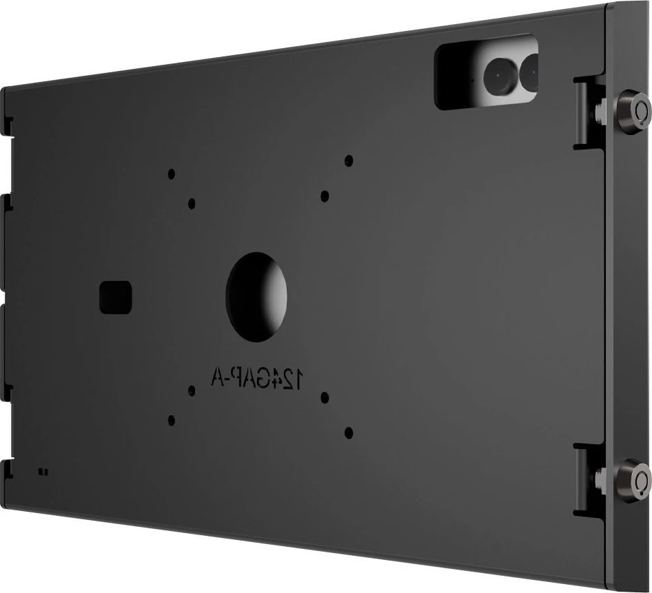 Laikiklis Compulocks Galaxy Tab S9+/S9FE+ 12.4'' Apex Secured Enclosure Wall Mount - Gehause - tragbare, freiliegende Front-/Ruckkamera und Sensoren - fur Tablett - verriegelbar - Metallrahmen - Juodas - Bildschirmgrosse: 27.9 cm (12.4'') - auf Bodenstativ mo