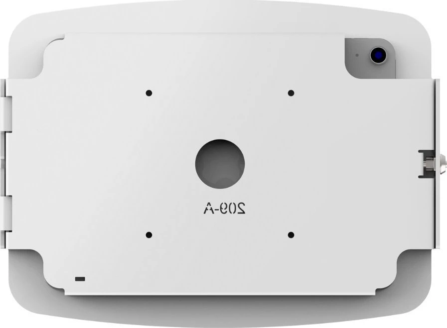 Laikiklis Compulocks iPad 10.9'' 10th Gen Space Enclosure Wall Mount - komplektas montażowy (montaż na ścianie) - do tabletu - zablokowany - wysokiej jakości aliuminio - balta - interfejs montażowy: 100 x 100 mm - do Apple 10.9-calowego iPada (10. generacja)