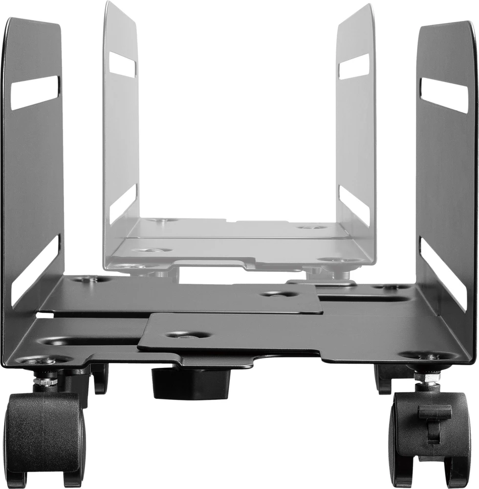 Laikiklis do komputera InLine® PC-Trolley, Rolling support for computer cases, max 10kg, juodas