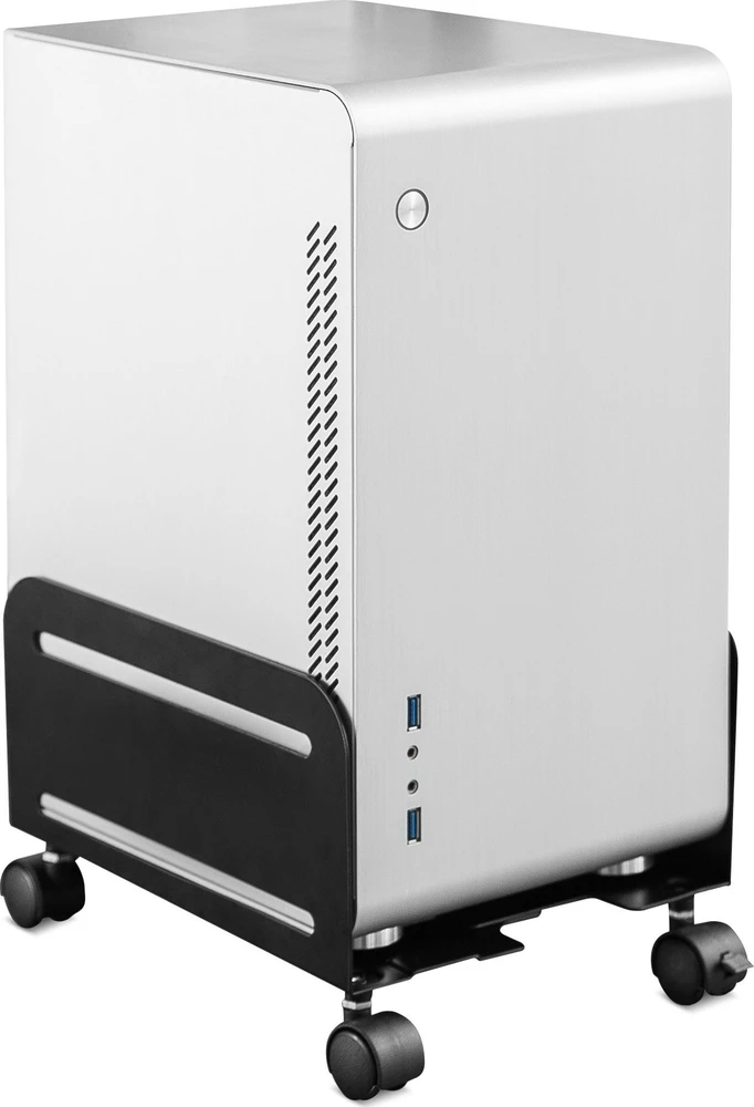 Laikiklis do komputera InLine® PC-Trolley, Rolling support for computer cases, max 10kg, juodas