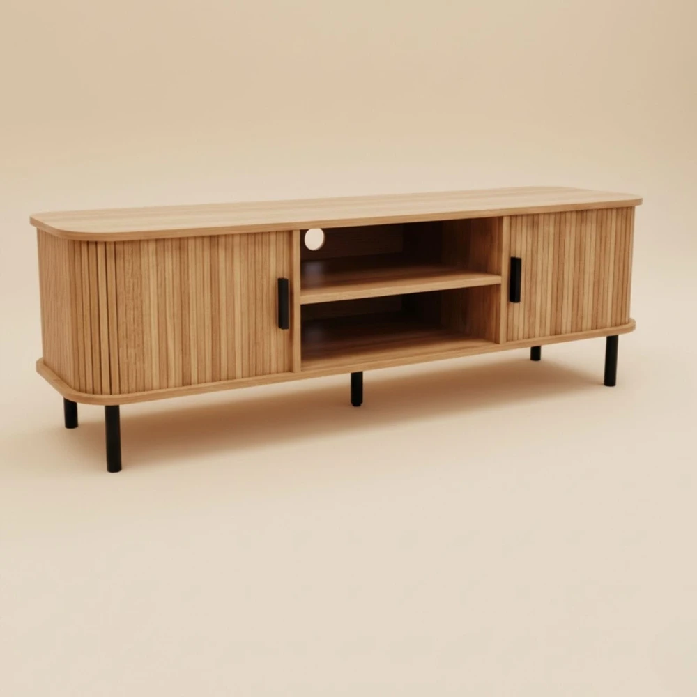 Laikiklis Edaxo TV staliukas ryžtuotas SCAVA, 140 x 40 x 46 cm