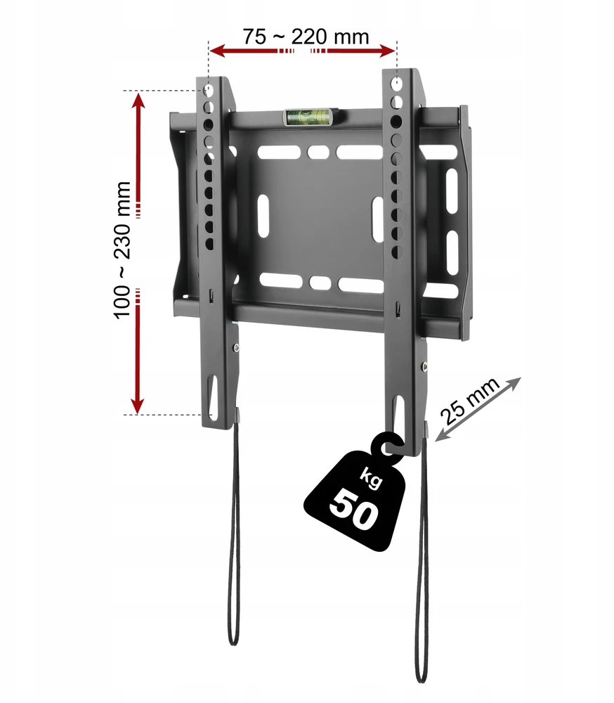 Fiber Mount „Fiber Novelty C12F“ – tvirtas, fiksuotas ir kompaktiškas laikiklis LCD LED televizoriams iki 50 kg