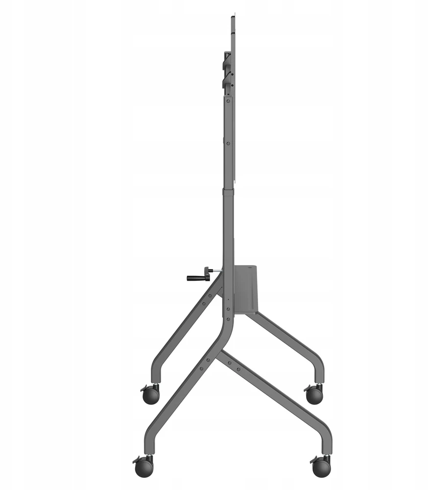Laikiklis Fiber Novelty – tvirtas mobilus stovas interaktyvioms lentoms, multimedijos ekranams ir televizoriams 50"-90" (PM90G)