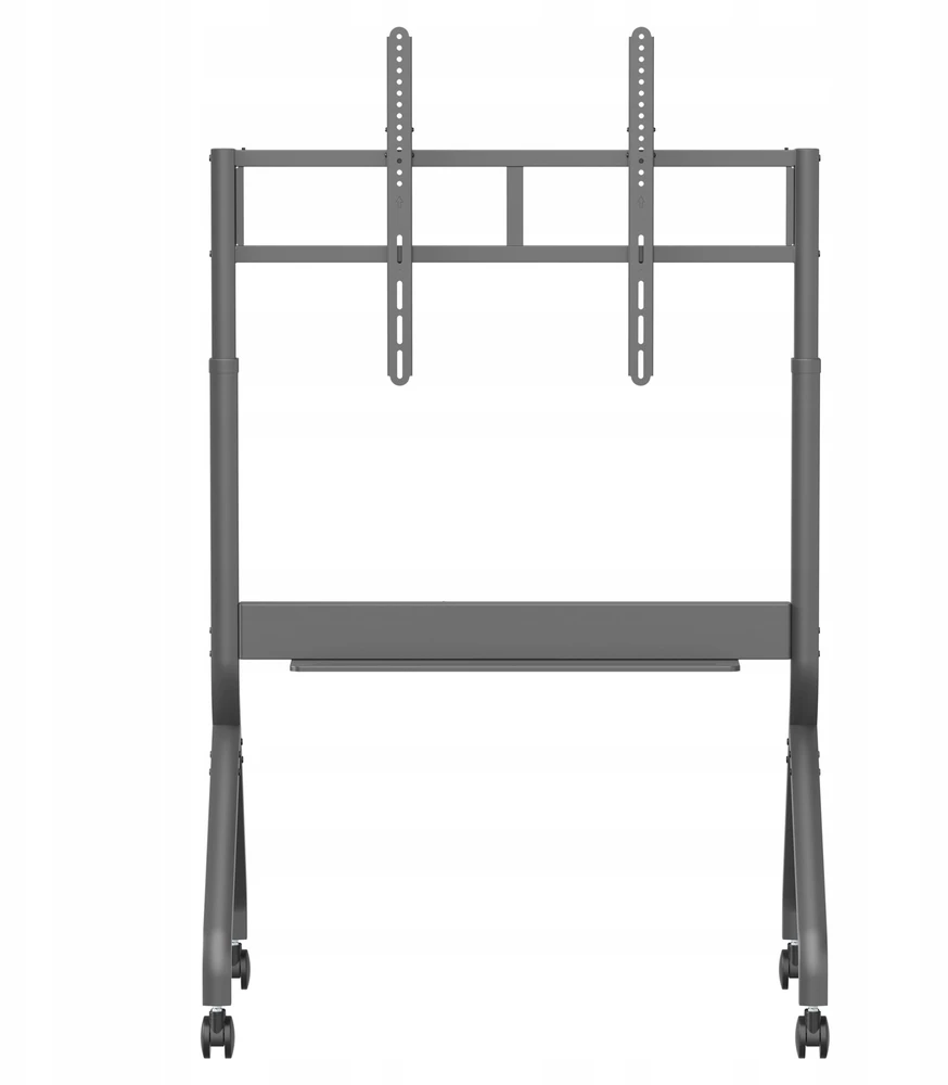 Laikiklis Fiber Novelty – tvirtas mobilus stovas interaktyvioms lentoms, multimedijos ekranams ir televizoriams 50"-90" (PM90G)