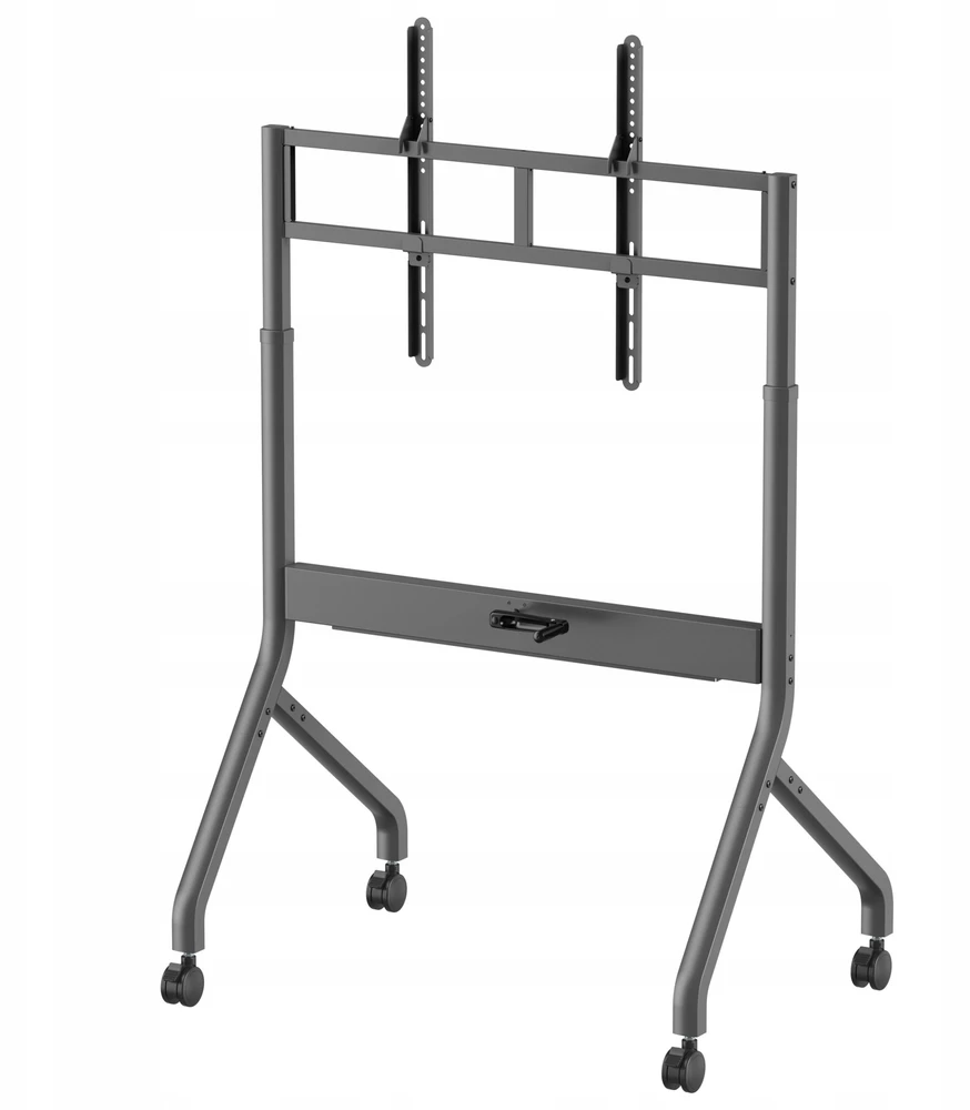 Laikiklis Fiber Novelty – tvirtas mobilus stovas interaktyvioms lentoms, multimedijos ekranams ir televizoriams 50"-90" (PM90G)