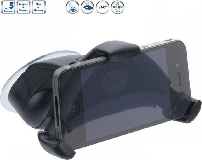 „iGrip Universal Smart Grip´R“ rinkinys – universalus automobilinis laikiklis, skirtas 50–75 mm pločio ir 103–127 mm aukščio įrenginiams.