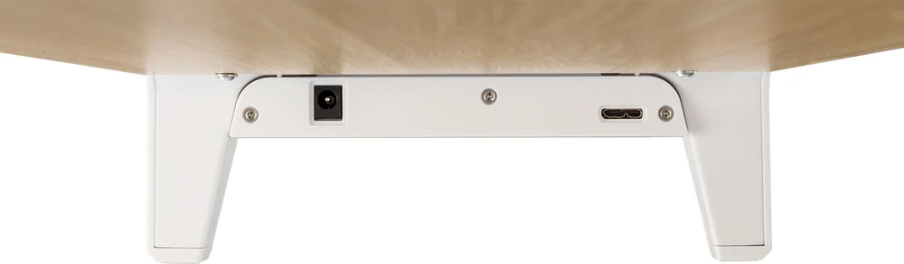 Laikiklis InLine® monitoriaus platforma+ su 2x USB 3.2 Gen1 ir QC3 įkrovimo prievadais, 80 mm, maks. 15 kg