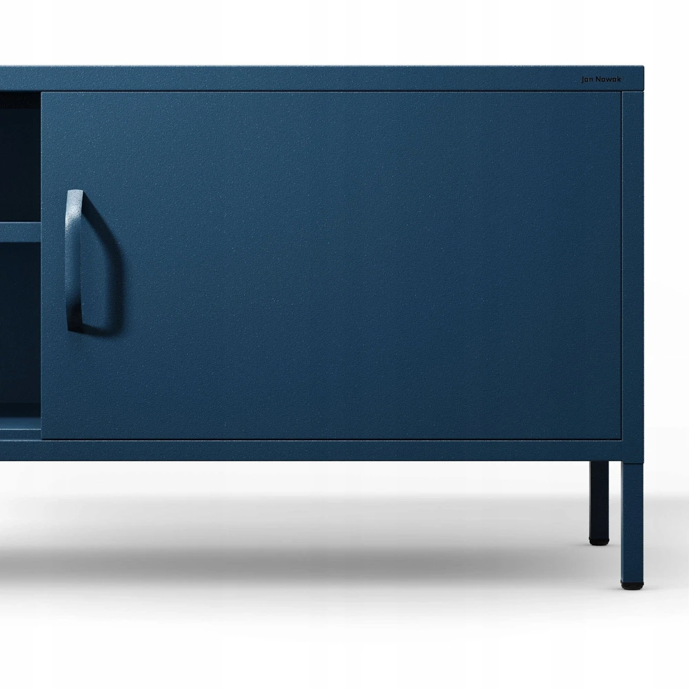 Laikiklis Jan Nowak ilga TV spintelė XL tamsiai mėlyna ROSARIA 1700 x 400 x 500 mm