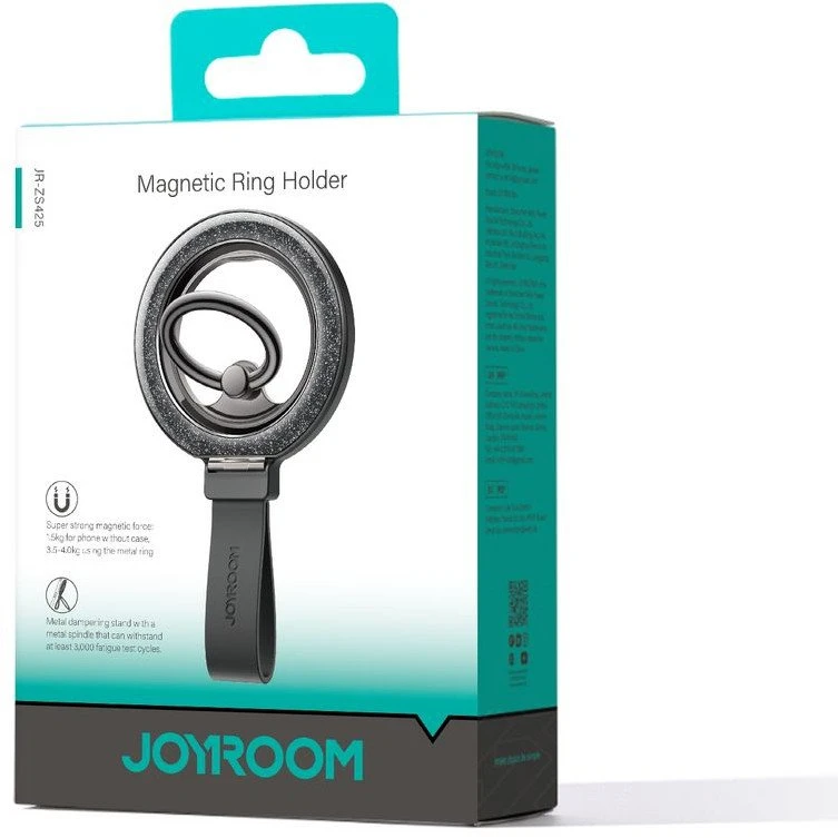 Joyroom JR-ZS425 magnetic ring holder – juodas