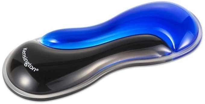 Kilimėlis Kensington Slim Duo gelio riešo atrama, gelis, termoplastiniai poliuretano elastomerai (TPU), mėlyna, pilka