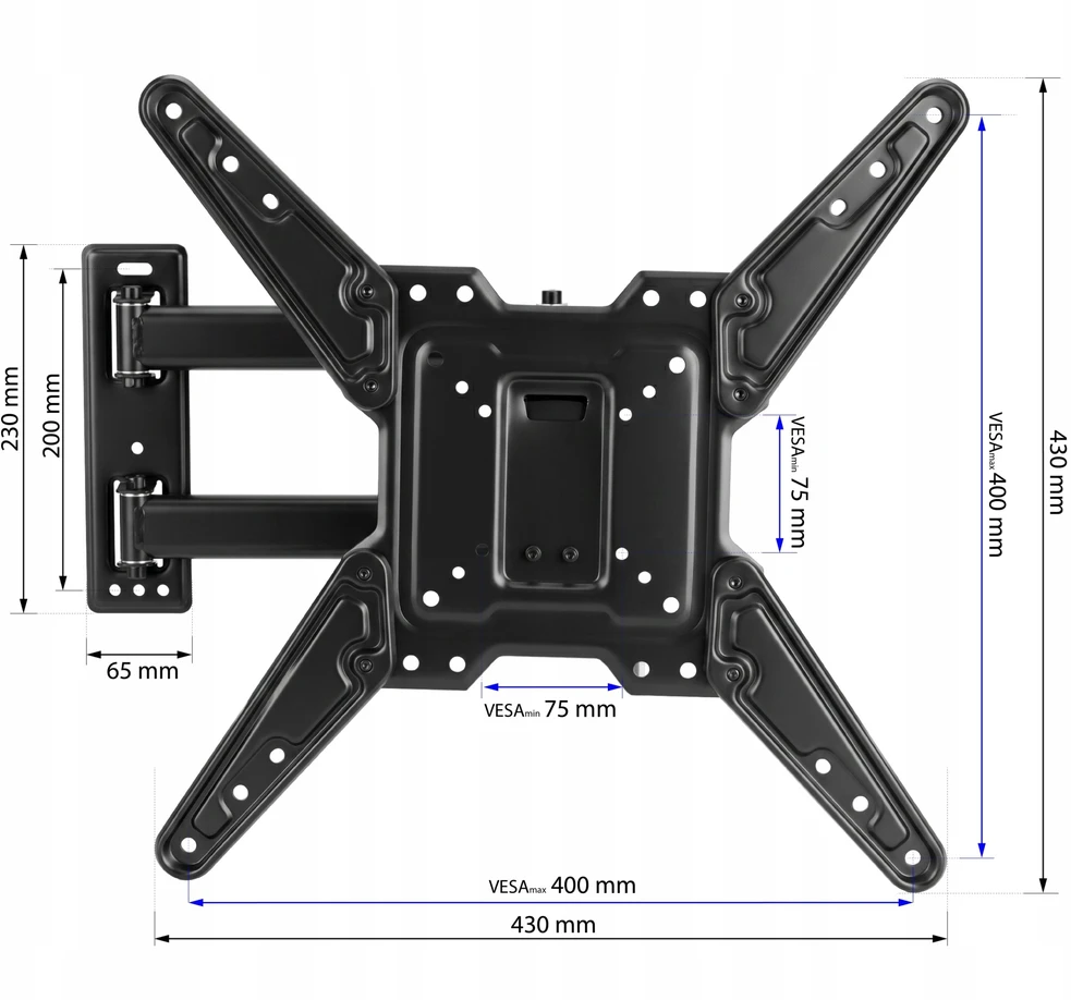 Laikiklis King Mount KG-1041 Kentucky 22"-60"