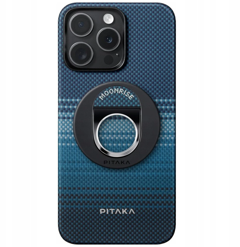 Magnetinis laikiklis PITAKA MagEZ Grip 3 MagSafe telefonui, skirtas mėnulio pakilimui