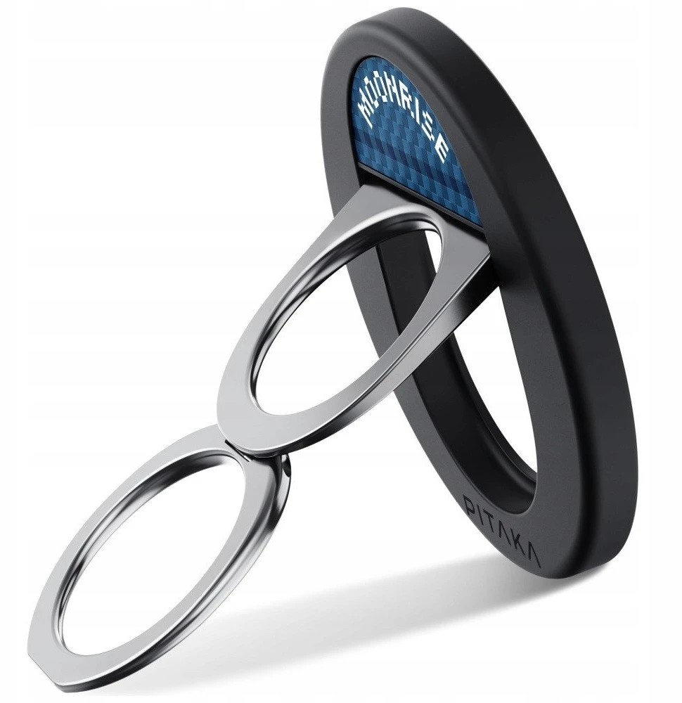Magnetinis laikiklis PITAKA MagEZ Grip 3 MagSafe telefonui, skirtas mėnulio pakilimui