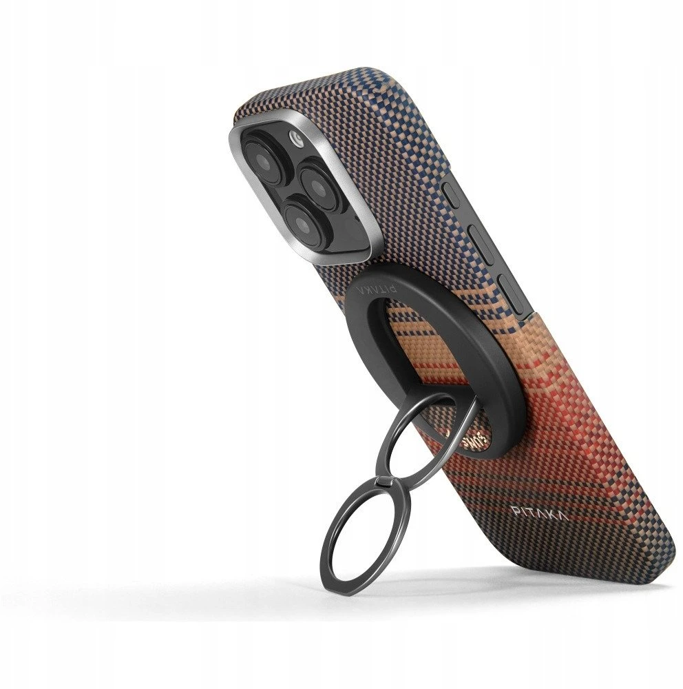 Magnetinis laikiklis PITAKA MagEZ Grip 3 MagSafe telefono saulėlydžiui