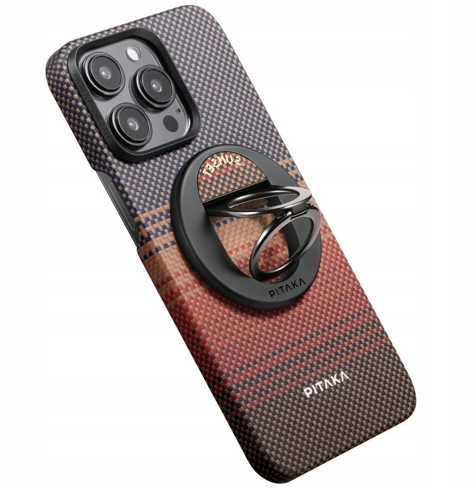 Magnetinis laikiklis PITAKA MagEZ Grip 3 MagSafe telefono saulėlydžiui