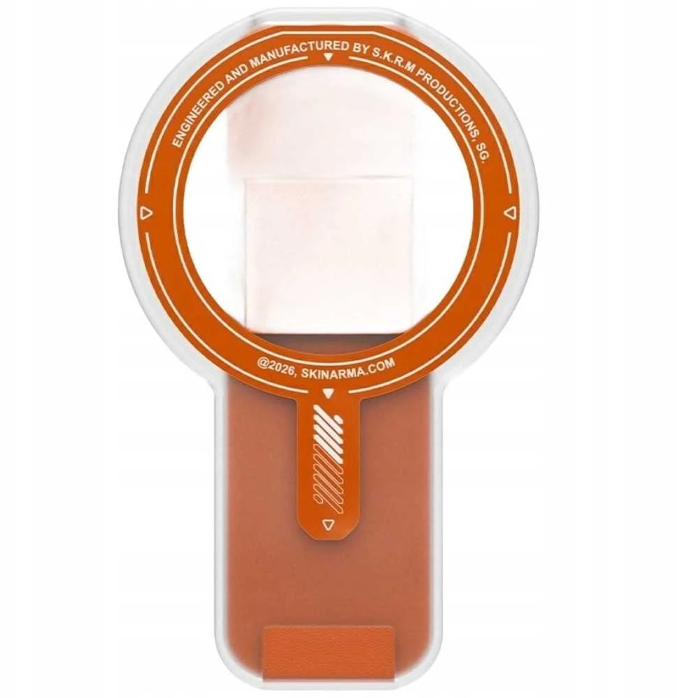 Magnetic handle Skinarma Arch XE Phaze Smart Grip-Stand oranžinės spalvos