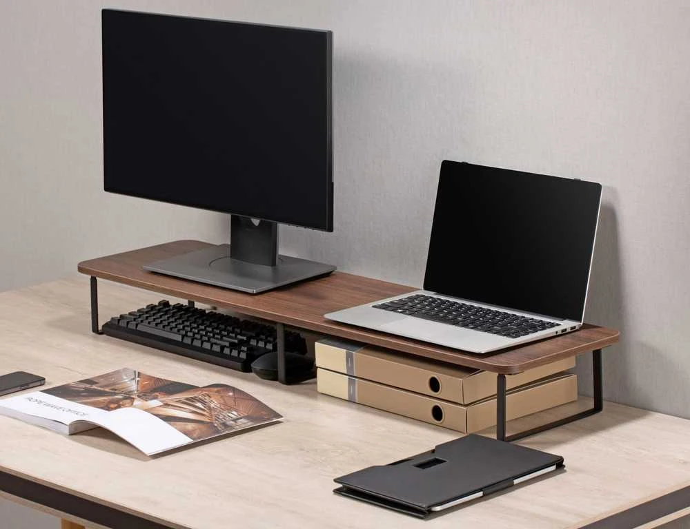 MOZOS DUAL RISER P PODSTAWA PÓŁKA POD DWA MONITORY