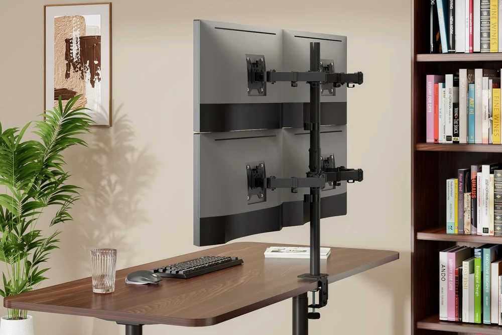 Mozos VESA laikiklis, stalinis laikiklis 4 monitoriams 17-32'' MS04