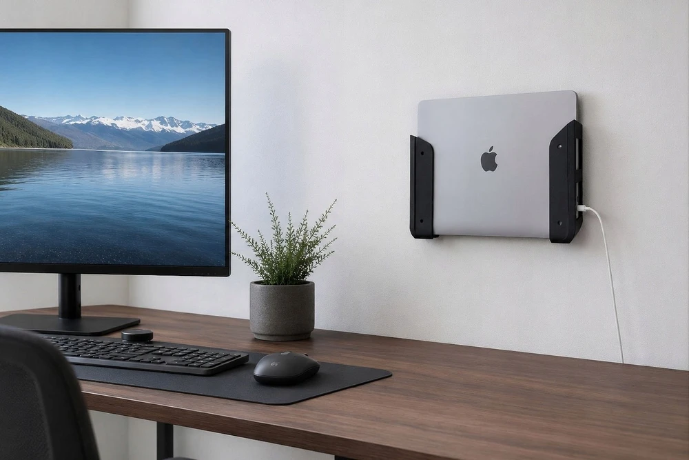 Laikiklis Mozos UNL2 PODBIURKOWY I ŚCIENNY UCHWYT DO LAPTOPA I TABLETU