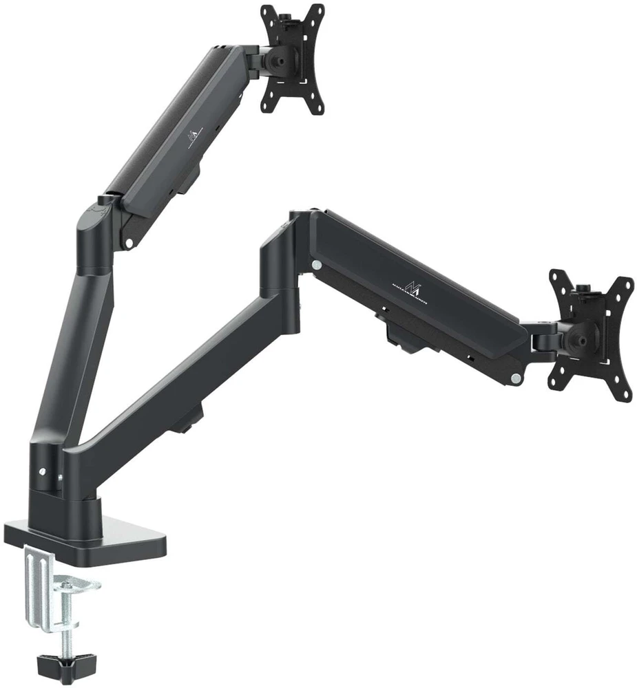 Laikiklis Maclean 2 monitorius mount, gas spring, 17"-32", 2-10kg, juodas, MC-134
