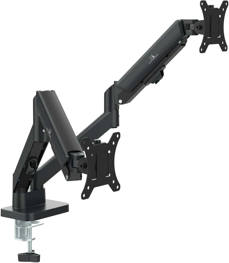 Laikiklis Maclean 2 monitorius mount, gas spring, 17"-32", 2-10kg, juodas, MC-134