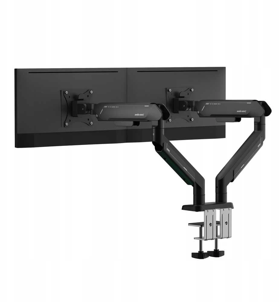 2 monitorių laikiklis AndaSeat Stealth PRO II Duo, 19 cm³, 17–42 colių, juodas