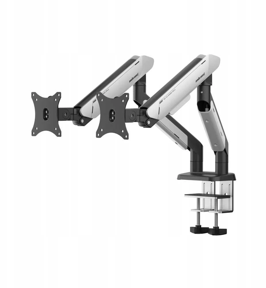 2 monitorių laikiklis AndaSeat Stealth PRO II Duo, 19 cm³, 17–42 colių, baltas