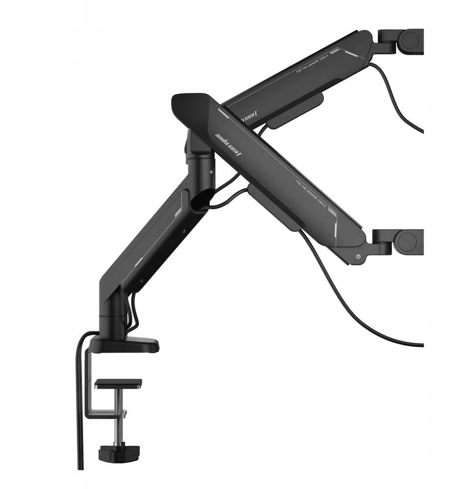 2 monitorių laikiklis AndaSeat Stealth PRO II Duo, 19 cm³, 17–42 colių, juodas