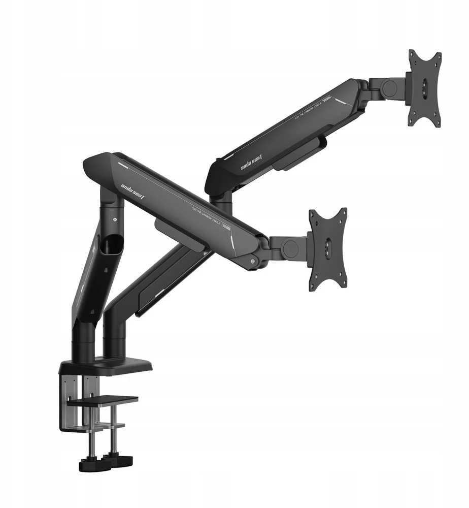 2 monitorių laikiklis AndaSeat Stealth PRO II Duo, 19 cm³, 17–42 colių, juodas