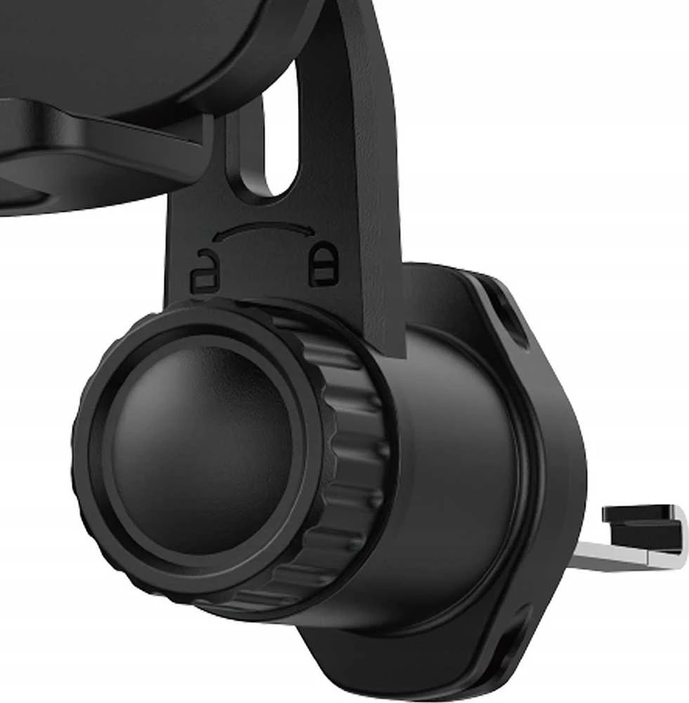 Dudao F2N smartphone holder for 360° air vent – juodos spalvos